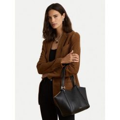 Torebka LAUREN RALPH LAUREN. Czarne torebki klasyczne damskie Lauren Ralph Lauren, bez dodatków. Za 1,599.00 zł.