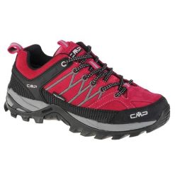 Buty trekkingowe damskie CMP Rigel. Czarne obuwie trekkingowe damskie CMP, z materiału, bez zapięcia. Za 386.50 zł.