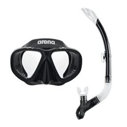 Zestaw do nurkowania Arena Premium Snorkeling Set Junior. Czarne rurki damskie Arena, bez wzorów. Za 169.99 zł.