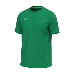 T-shirt Mizuno Team Training. Zielone t-shirty damskie Mizuno, bez wzorów, bez kołnierzyka. Za 118.50 zł.