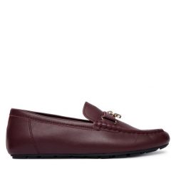 Mokasyny Tommy Hilfiger. Brązowe mokasyny damskie Tommy Hilfiger, bez obcasa. Za 489.99 zł.