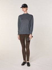 Rodier Wełniany sweter w kolorze szarym rozmiar: M. Szare swetry klasyczne damskie Rodier, m, z wełny, bez kołnierzyka. Za 260.99 zł.