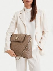 Nine West Torebka CEO-SILHOETTE STORY-LDA9387 Beżowy ciemny. Brązowe torebki klasyczne damskie Nine West, ze skóry, bez dodatków. Za 269.99 zł.