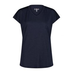 Koszulka damska turystyczna CMP 35N5586. Niebieskie koszulki sportowe damskie CMP, xl, bez wzorów, bez ramiączek. W wyprzedaży za 76.99 zł.