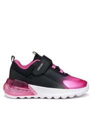 Geox Sneakersy J Activart Illuminus J56LZA 02A9J C0922 M Czarny. Czarne buty sportowe dziewczęce Geox, bez wzorów, z materiału, bez zapięcia. Za 169.99 zł.