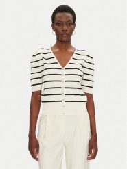 Morgan Sweter 251-MFOLK Écru Regular Fit. Swetry klasyczne damskie Morgan, xl, z syntetyku, bez kołnierzyka. Za 139.99 zł.