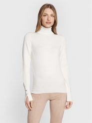 Guess Golf Paule W2BR53 Z2V62 Beżowy Slim Fit. Brązowe golfy damskie Guess, s, z aplikacjami, z wiskozy, bez ramiączek. Za 249.99 zł.