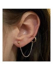 BY COLETTE Złote kolczyki-wkrętki "Clou" rozmiar: onesize. Żółte kolczyki damskie BY COLETTE, złote. Za 282.95 zł.