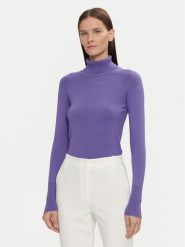 Tatuum Golf Nekoki T2419.092B Fioletowy Regular Fit. Fioletowe golfy damskie TATUUM, l, bez wzorów, z wiskozy, bez ramiączek. Za 99.99 zł.