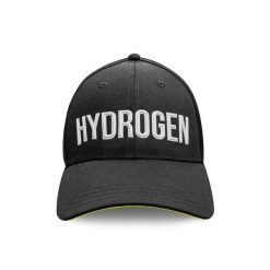 Czapka z daszkiem Hydrogen Bicolor. Czarne czapki z daszkiem damskie HYDROGEN, bez wzorów, z materiału. Za 244.50 zł.