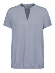 Sublevel Bluzka w kolorze błękitnym rozmiar: L. Niebieskie bluzki damskie Sublevel, l, bez wzorów, z wiskozy, klasyczne, bez kołnierzyka, bez ramiączek. Za 43.99 zł.