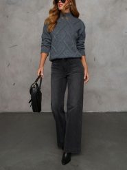 LA Angels Sweter w kolorze antracytowym rozmiar: S. Czarne swetry klasyczne damskie LA Angels, s, bez kołnierzyka. Za 165.99 zł.