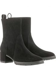 Högl Skórzane botki "Diana" w kolorze czarnym rozmiar: 36. Czarne botki damskie Högl, eleganckie, bez obcasa, bez zapięcia. Za 419.69 zł.