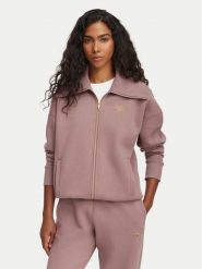 Reebok Bluza Eleonora RK25689CCW Brązowy Regular Fit. Brązowe bluzy damskie Reebok, xl, bez wzorów, z bawełny, bez kaptura. Za 279.99 zł.