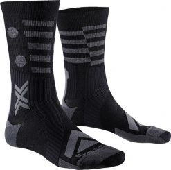 Skarpety X-Socks Gravel Perform Merino Crew. Czarne skarpetki damskie X Socks, bez wzorów, z wełny. Za 174.00 zł.