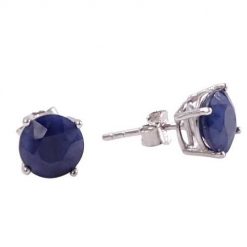 GALA Srebrne kolczyki z szafirami 1,7 ct. Szare kolczyki damskie Braccatta, z szafirem, srebrne, na sztyftcie. Za 199.00 zł.