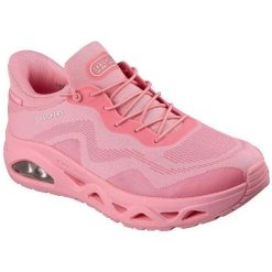 Buty sportowe damskie Skechers Uno Glide step Air Gliders. Czerwone obuwie sportowe casual damskie Skechers, z tkaniny. Za 490.00 zł.