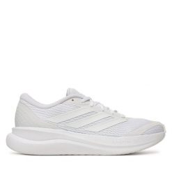 Buty do biegania adidas. Białe obuwie sportowe treningowe Adidas, do biegania. Za 259.99 zł.