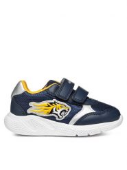 Geox Sneakersy B Sprintye B554UB 01454 C4229 M Granatowy. Niebieskie trampki dziewczęce Geox, bez wzorów, ze skóry, bez zapięcia. Za 119.99 zł.
