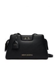 Armani Exchange Torebka XW002160 AF19892 UC001 Czarny. Czarne listonoszki damskie Armani Exchange, bez wzorów, ze skóry, bez dodatków. Za 569.99 zł.