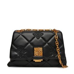 Torebka Steve Madden. Czarne torebki wieczorowe damskie Steve Madden, bez wzorów, bez dodatków. Za 429.99 zł.