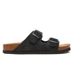 Klapki ONeill Sandy Slider Women Low 9024101825Y czarne. Czarne klapki damskie bez wzorów, z syntetyku, bez obcasa, bez zapięcia. W wyprzedaży za 256.86 zł.