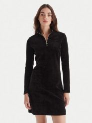 HUGO Sukienka codzienna Napensio 50549677 Czarny Regular Fit. Czarne sukienki damskie Hugo, bez wzorów, z bawełny, bez ramiączek. Za 529.99 zł.