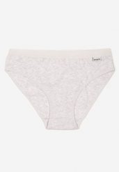 Jasnoszare Gładkie Majtki Figi z Bawełny Laniriela. Szare figi Born2be, bez wzorów, z bawełny. Za 4.99 zł.