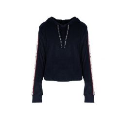 Bluza trekking damska. Niebieskie bluzy damskie Champion, xl, bez wzorów, z bawełny, z kapturem. Za 198.00 zł.