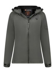 Canadian Peak Kurtka softshellowa "Tamilataleak" w kolorze antracytowym rozmiar: M. Czarne kurtki sportowe damskie Canadian Peak, m, bez wzorów, bez kaptura. Za 198.10 zł.