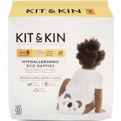Kit & Kin, Pieluszki Jednorazowe 5 Junior (11 kg+), Koala/Małpka, 28 szt. Pieluchy Kit & Kin Ltd. Za 68.99 zł.