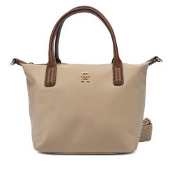 Torebka Tommy Hilfiger. Brązowe torebki klasyczne damskie Tommy Hilfiger, bez dodatków. Za 309.99 zł.