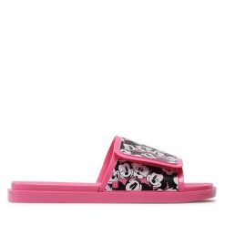 Klapki Melissa. Czarne klapki damskie Melissa, bez wzorów, bez obcasa, bez zapięcia. Za 219.99 zł.