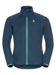 Odlo Kurtka "Zeroweight Pro Warm" w kolorze morskim do biegania rozmiar: XS. Niebieskie kurtki sportowe damskie ODLO, xs, bez wzorów, ze skóry, bez kaptura. Za 202.03 zł.