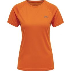 Koszulka damska Newline core running. Brązowe bluzki damskie Newline, xl, bez wzorów, sportowe, bez kołnierzyka, bez ramiączek. W wyprzedaży za 81.00 zł.
