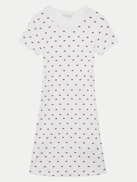 Guess Sukienka codzienna J5GK02KCSQ4 Czerwony Regular Fit. Czerwone sukienki dziewczęce Guess, z aplikacjami, z bawełny, bez ramiączek, proste. Za 99.99 zł.