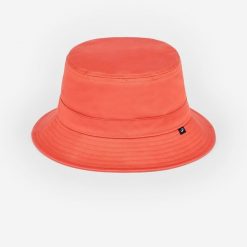 Kapelusz żeglarski Decathlon 100. Brązowe kapelusze damskie TRIBORD, bez wzorów, z bawełny, sportowe. Za 39.99 zł.