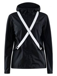 Craft Kurtka kolarska "Core Bike Ride" w kolorze czarnym rozmiar: L. Czarne kurtki sportowe damskie Craft, l, bez wzorów, bez kaptura. Za 260.99 zł.