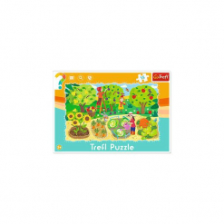 Trefl Puzzle ramkowe 15 el. Ogród. Żółte bez kategorii Trefl, w kolorowe wzory. Za 9.89 zł.