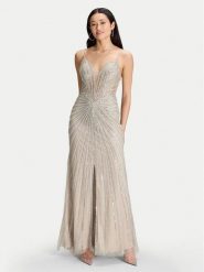 Hey Kyla Sukienka wieczorowa 5AK024HK Srebrny Regular Fit. Szare sukienki damskie Hey Kyla, bez wzorów, z syntetyku, wizytowe, bez ramiączek. Za 1,519.00 zł.