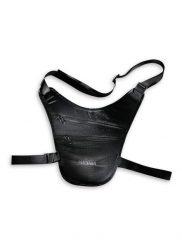 Saszetka Tatonka Skin Chest Holster. Czarne nerki i saszetki damskie Tatonka, bez wzorów, z nylonu. Za 89.09 zł.