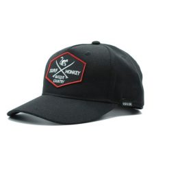 Czapka Trucker - 5 Paneli - Poliester z recyklingu (Czarny). Czarne czapki z daszkiem damskie SURF MONKEY, bez wzorów, z poliesteru. Za 159.95 zł.