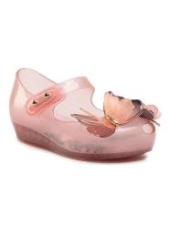 Melissa Baleriny Mini Melissa Ultragirl Fly III 32849 Różowy. Czerwone baleriny dziewczęce Melissa, bez wzorów, z tworzywa sztucznego, bez obcasa, bez zapięcia. Za 279.99 zł.