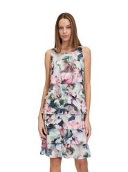 Vera Mont Sukienka w kolorze zielono-jasnoróżowym rozmiar: 36. Różowe sukienki damskie Vera Mont, bez wzorów, bez ramiączek. Za 239.99 zł.