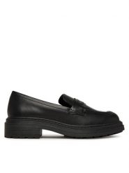 Clarks Mokasyny Orinoco3 Edge 26183172 Czarny. Czarne mokasyny damskie Clarks, ze skóry, bez obcasa. Za 329.99 zł.