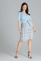 Plisowana Midi Spódnica - Wzór 114. Białe spódnice damskie Figl, m, bez wzorów, z elastanu, midi. Za 189.00 zł.