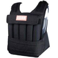 Kamizelka Obciążeniowa Core 15kg. Czarne kamizelki damskie CORE, bez wzorów, bez kaptura. Za 399.00 zł.