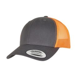 Dwukolorowa Czapka Trucker Retro. Brązowe czapki damskie CLASSIC, bez wzorów. Za 55.99 zł.