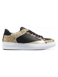 C'M Sneakersy w kolorze złoto-czarnym rozmiar: 38. Czarne obuwie sportowe damskie C'M, bez zapięcia. Za 117.99 zł.