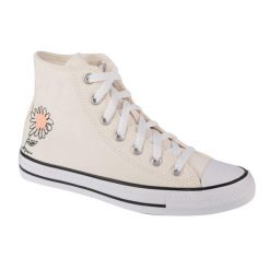 Buty sportowe do chodzenia damskie, Chuck Taylor All Star Hi. Białe obuwie sportowe casual damskie Converse, bez zapięcia. W wyprzedaży za 259.65 zł.